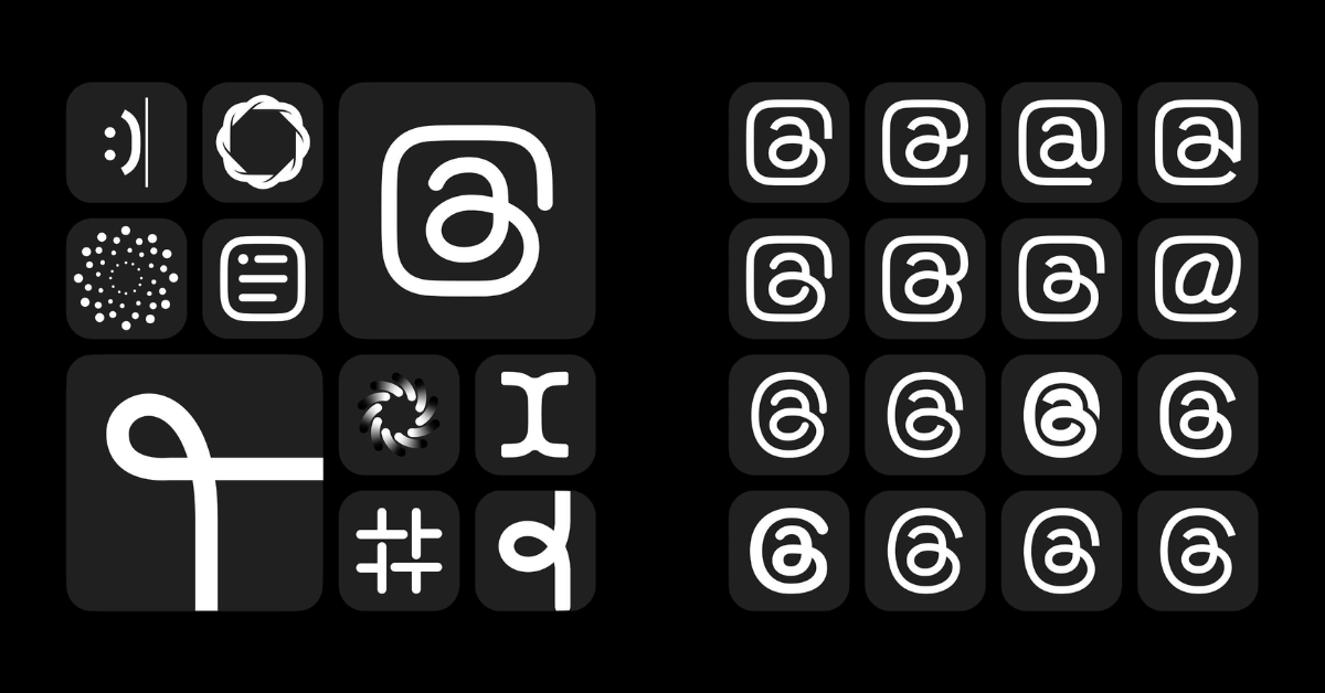 Một số ý tưởng thiết kế logo Threads của Adam Mosseri